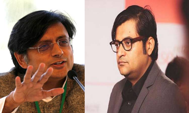 Shashi Tharoor Files Defamation Case Against Arnab Goswami Republic Tv