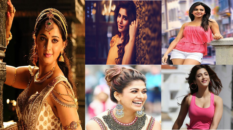 Top 5 Biggest Female Stars in South India Now!