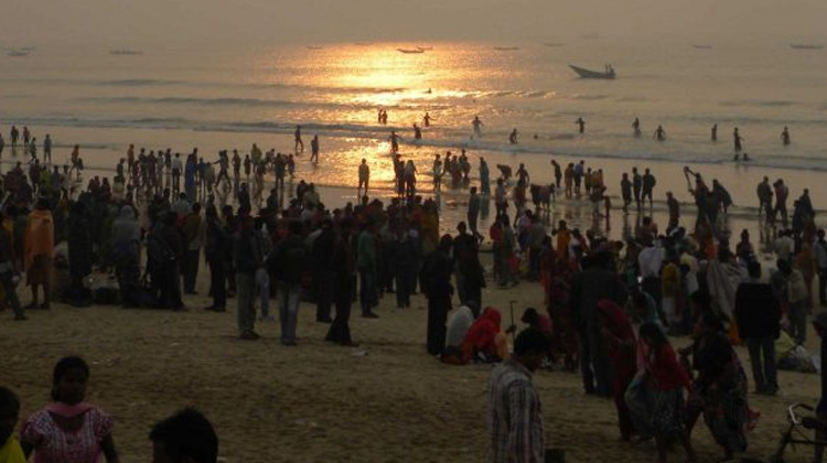 Magha Saptami: Devotees Throng Chandrabhaga Near Konark For Holy Dip