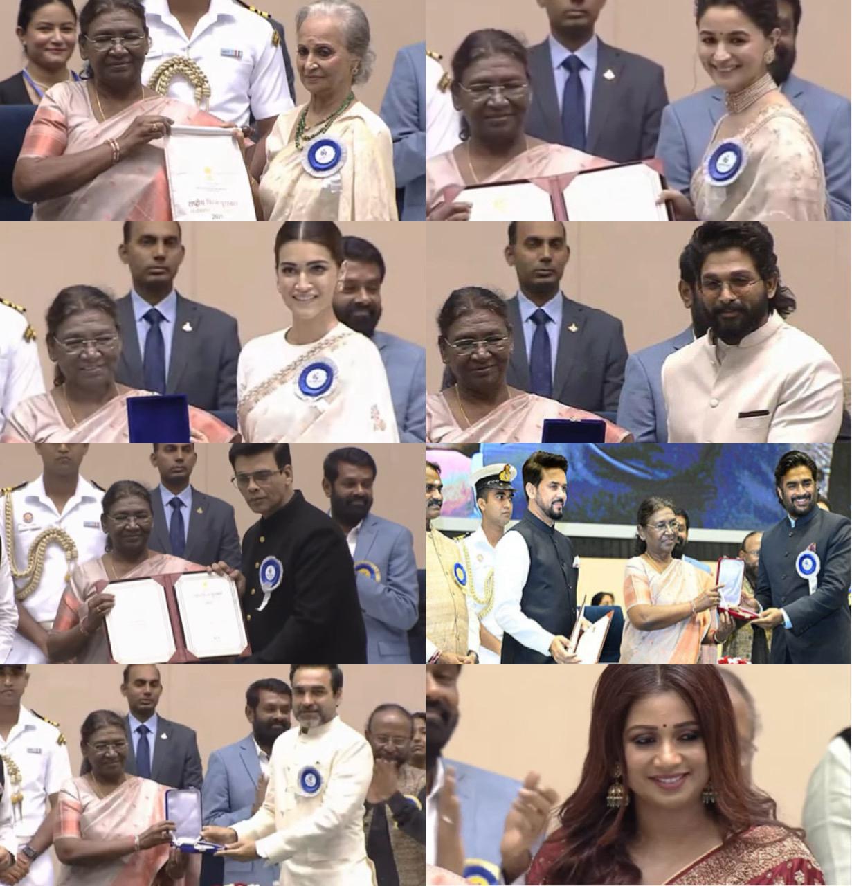 Waheeda Rehman, Alia, Allu Arjun Headline 69th National Film Awards