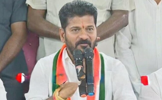 Revanth Reddy Dedicates Congress Victory To Telangana Martyrs