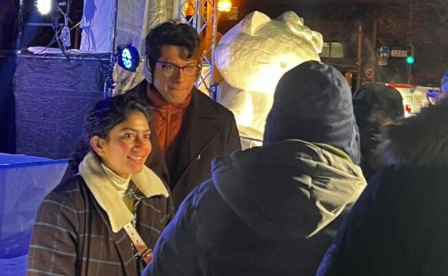 Junaid Khan, Sai Pallavi Enjoy Sapporo Snow Festival In Japan