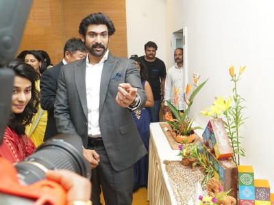 Rana Daggubati Opens Exhibition In Hyderabad