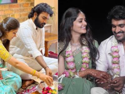 Kiran Abbavarm's  pre-wedding pics: Kiran Abbavram's Pre- wedding festive. - Sakshi Post