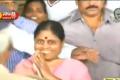 Rousing reception for Vijayamma at Vizag - Sakshi Post