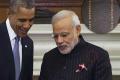 Modi&#039;s latest style: Suit with his own name stripes - Sakshi Post