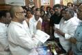 YSR&#039;S pic reamoved: YSRCP stages Dharna outside AP sec office - Sakshi Post