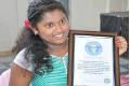 Telangana girl in Guinness Book for chalk-carving act - Sakshi Post