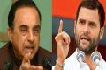 Onus on Rahul to prove he is innocent: Swamy - Sakshi Post