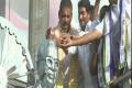 YS Jagan Mohan Reddy Cleanses Ambedkar Statue with Milk - Sakshi Post