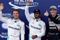 Lewis Hamilton flanked by Nico Rosberg and Nico Hulkenberg - Sakshi Post