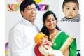 Supraja with husband Srinivas and son - Sakshi Post