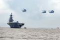 INS Viraat set sail for the last time from Mumbai for Kochi on Saturday. - Sakshi Post