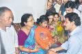 YSRCP President YS Jagan Mohan Reddy consoling the family members of  Varaprasad, who was in the missing aircraft AN-32,&amp;amp;nbsp;in Madhavadhara Kalinganagar on Monday. YS Jagan also consoled family members of Bhupender Singh in Marripalem. - Sakshi Post