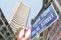 The market benchmark Sensex fell over 97 points and NSE Nifty slipped below the 8,700-mark as investors booked profits after the RBI on Tuesday maintained status quo in its monetary policy review. - Sakshi Post