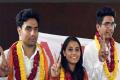 BJP-affiliated ABVP has won three top posts of the Delhi University Students Union - Sakshi Post