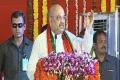 BJP president Amit Shah addressing a public rally to mark Telangana Liberation Day in Hanmakonda, Warangal, on Saturday. - Sakshi Post