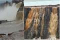 The weir of the Mid-Manair dam has been damaged due to the huge floods - Sakshi Post