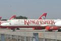 Rusting inventory of the now-defunct Kingfisher Airlines Limited. - Sakshi Post