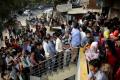 Long queues were seen at banks and ATMs  in both the Telugu states - Sakshi Post