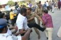 Trouble erupted on Sunday when a group of persons, claiming to be supporters of an actor suspended from the ‘Sangam’, tried to barge into the venue of the meet - Sakshi Post