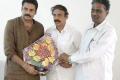 Pawan Kalyan with the CPI leaders who called on him in Hyderabad on Thursday. - Sakshi Post