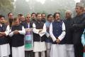 Opposition observes blackday in protest over demonetisation - Sakshi Post