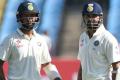 Coming together at the fall of opener Lokesh Rahul, Vijay and Pujara added 107 runs between them - Sakshi Post