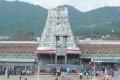 N S Padmanabhan handed over a bank demand draft for Rs 1,00,11,101/- to Tirumala Tirupati Devasthanams officials on Friday. - Sakshi Post