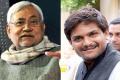 Nitish Kumar to address a rally at Saurashtra in Gujarat  with Hardik Patel - Sakshi Post