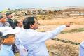 Telangana chief minister K Chandrasekhar Rao inspecting the Kaleswaram Project site. (File Photo) - Sakshi Post