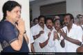 Partymen greeting Sasikala - Sakshi Post