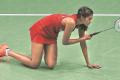 PV Sindhu suffered a very narrow defeat against World No 5 Korean Sung Ji-Hyun in the women’s singles semi-finals of BWF World Super Series, on Saturday. - Sakshi Post