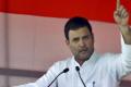 Rahul Gandhi speaking at a Jan Aakrosh rally - Sakshi Post