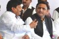 Chief Minister Akhilesh Yadav (right) and Shivpal Yadav - Sakshi Post