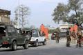 Security personnel at the Nagrota Army Camp - Sakshi Post