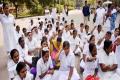 Contract nurses protesting&amp;amp;nbsp; - Sakshi Post