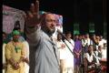 Asaduddin Owaisi addressing a public meeting in Lucknow on Saturday. - Sakshi Post