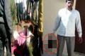 Accused Narayan Sinngh with the severed head and (left) the decapitated body of Saritha. - Sakshi Post