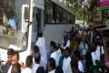 AIADMK MLAs were ferried in buses to a resort on Wednesday - Sakshi Post