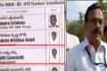 Wrong pic in ballot paper - Sakshi Post