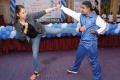 Bollywood actress Isha Koppikar teaching martial art to Rachakonda police in Hyderabad on Wednesday - Sakshi Post