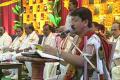 Bachampalli Santosh Kumar Sastry reading out Panchangam as KCR looks on - Sakshi Post