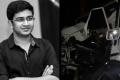 The Benz car rammed into a Metro Rail pillar on Road No. 36 in Jubilee Hills killing Nishith and his friend Raja Ravi Varma in the wee hours on Wednesday. - Sakshi Post