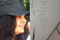 Deepali Ganore and a note written in blood - Sakshi Post