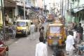 A busy street in the wholesale market of Begum Bazar, Hyderabad (file photo). - Sakshi Post