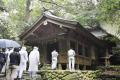 Last Septembed people visit Okitsu shrine, on Okinoshima, a remote island in Fukuoka Prefecture - Sakshi Post