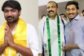 TDP candidate Bhuma Brahmananda Reddy; YSR Congress Party candidate Silpa Mohan Reddy with party president YS Jagan Mohan Reddy - Sakshi Post