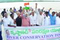 They have started a river conservation tour from Hamsala Deevi to Bijapur, demanding freedom for rivers. - Sakshi Post