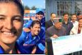 Wicketkeeper-batswoman Sushma was a member of the Indian team that reached the final in the 2017 ICC Women’s World Cup where they were beaten by England. She was also offered a cash award of Rs 5 lakh. - Sakshi Post